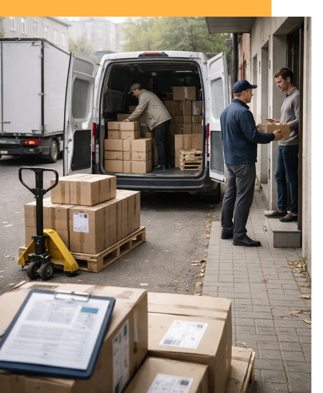 Доставка грузов от двери до двери с таможней от 48168 руб.