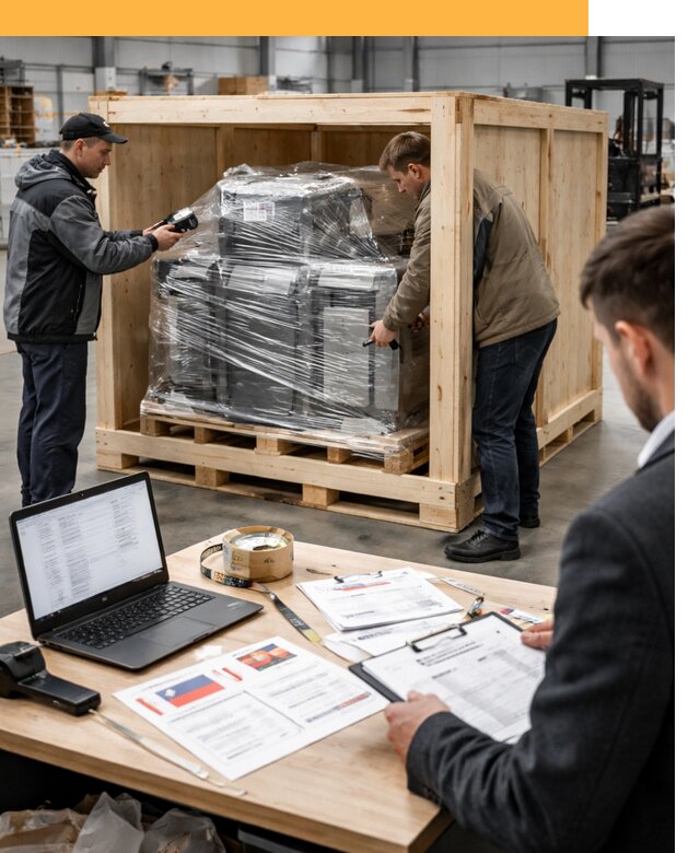 Доставка промышленного оборудования из США от 69576 руб