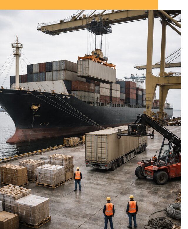 Морские перевозки из Индии: доставка FCL/LCL, таможня от 128448