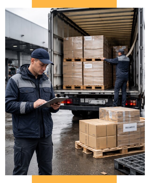 Доставка грузов из Беларуси от 16056 р. логистика СетСервис-Слх