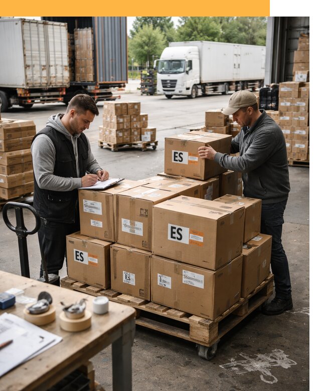 Доставка грузов в Испанию автотранспортом от 37464 руб