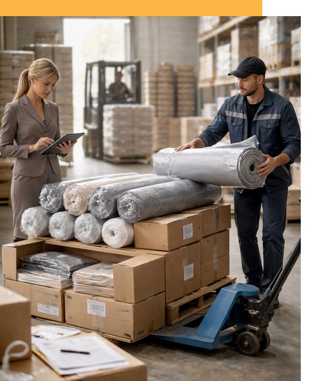 Перевозка текстиля по миру от 16056 руб. с таможней и страхованием