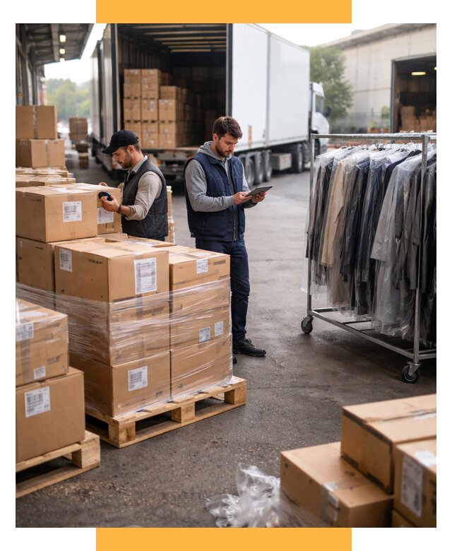 Перевозка и доставка одежды из Китая от 8028 р., СетСервис-Слх