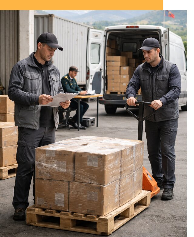 Доставка грузов через Армению, быстрая таможенная очистка от 26760